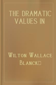 The Dramatic Values in Plautus by Wilton Wallace Blancké