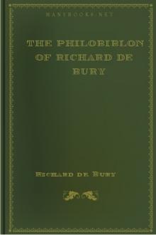 The Philobiblon of Richard de Bury by Richard de Bury