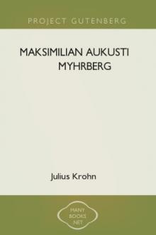 Maksimilian Aukusti Myhrberg by Julius Krohn