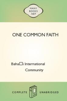 One Common Faith by Bahá'í International Community