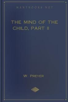 The Mind of the Child, Part II by William T. Preyer