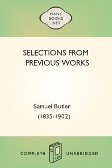 Selections from Previous Works by Samuel Butler