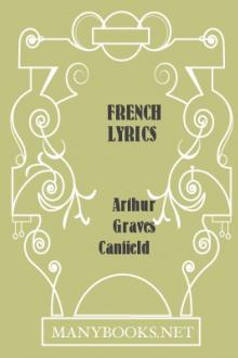 French Lyrics  by Arthur Graves Canfield