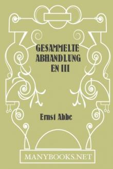 Gesammelte Abhandlungen III by Ernst Abbe