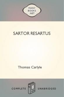 Sartor Resartus by Thomas Carlyle