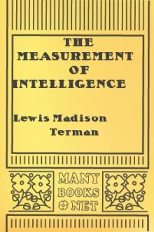 The Measurement of Intelligence by Lewis Madison Terman