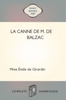 La canne de M. de Balzac by Mme Émile de Girardin