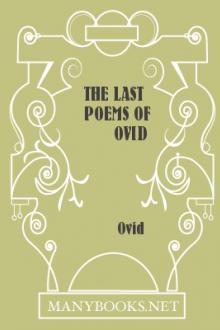 The Last Poems of Ovid by Publius Ovidius Naso