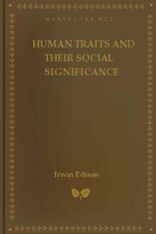 Human Traits and their Social Significance by Irwin Edman