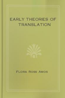 Early Theories of Translation by Flora Ross Amos