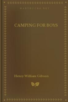 Camping For Boys by Henry William Gibson