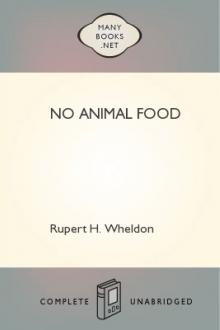 No Animal Food by Rupert H. Wheldon - Free eBook
