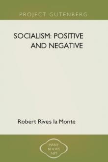 Socialism: Positive and Negative by Robert Rives la Monte