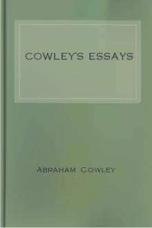 Cowley's Essays by Abraham Cowley
