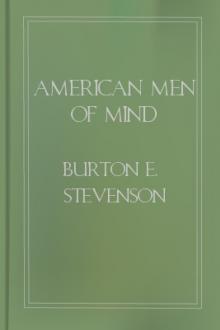 American Men of Mind by Burton E. Stevenson