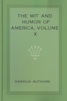 The Wit and Humor of America, Volume X by Unknown