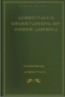 Achenwall's Observations on North America by Gottfried Achenwall