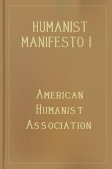 Humanist Manifesto I by American Humanist Association