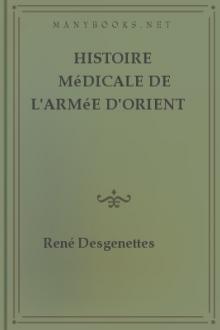 Histoire Médicale de l'Armée d'Orient by René Desgenettes