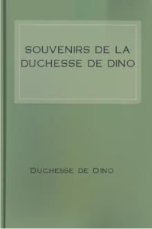 Souvenirs de la duchesse de Dino by duchesse de Dino Dorothée