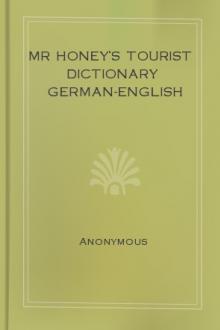 Mr Honey's Tourist Dictionary German-English by Unknown