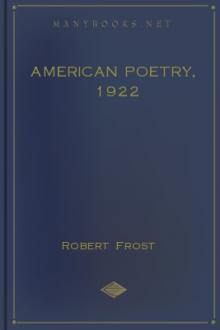 American Poetry, 1922 by Unknown
