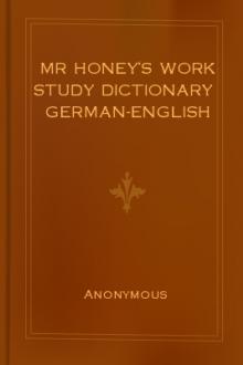 Mr Honey's Work Study Dictionary German-English by Unknown