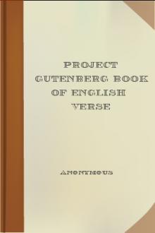 Project Gutenberg Book of English Verse by Unknown