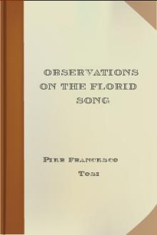 Observations on the Florid Song by Pier Francesco Tosi