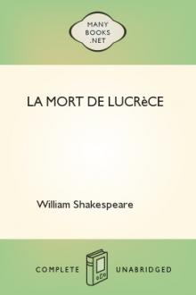La mort de Lucrèce by William Shakespeare
