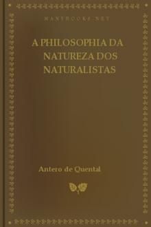 A philosophia da natureza dos naturalistas by Antero de Quental