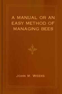 A Manual or an Easy Method of Managing Bees by John M. Weeks