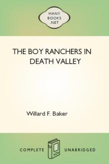 The Boy Ranchers in Death Valley by Willard F. Baker