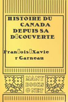 Histoire du Canada depuis sa découverte jusqu'à nos jours by François-Xavier Garneau