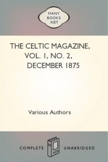 The Celtic Magazine, Vol. 1, No. 2, December 1875 by Various
