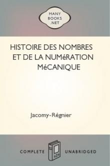 Histoire des nombres et de la numération mécanique by Jacomy-Régnier