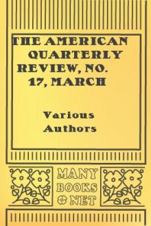 The American Quarterly Review, No. 17, March 1831 by Unknown