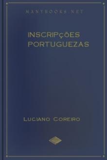 Inscripções portuguezas by Luciano Cordeiro