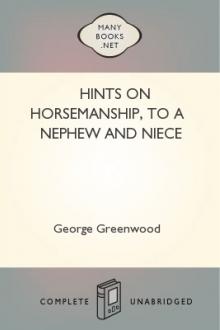Hints on Horsemanship, to a Nephew and Niece by George Greenwood