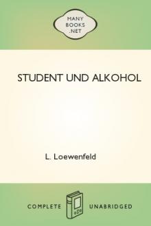 Student und Alkohol by Leopold Loewenfeld