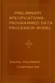 Preliminary Specifications: Programmed Data Processor Model Three (PDP-3) October, 1960 by Digital Equipment Corporation