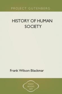 History of Human Society by Frank Wilson Blackmar