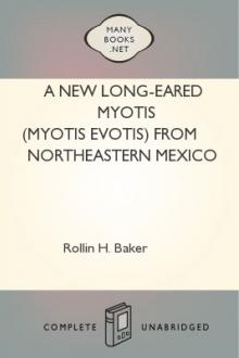 A New Long-eared Myotis (Myotis Evotis) From Northeastern Mexico by Howard J. Stains, Rollin Harold Baker