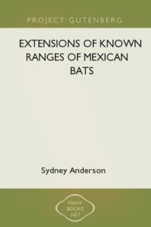 Extensions of Known Ranges of Mexican Bats by Sydney Anderson