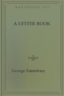 A Letter Book by George Saintsbury
