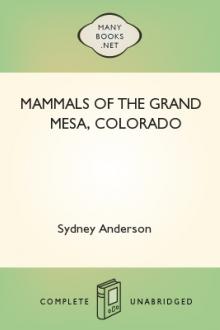 Mammals of the Grand Mesa, Colorado by Sydney Anderson