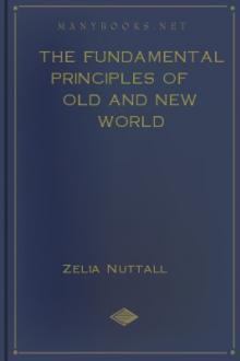 The Fundamental Principles of Old and New World Civilizations by Zelia Nuttall