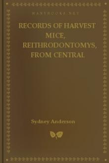 Records of Harvest Mice, Reithrodontomys, from Central America, with Description of a New Subspecies from Nicaragua by Sydney Anderson, J. Knox Jones