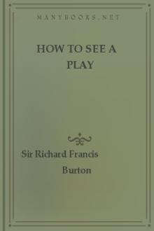 How to See a Play by Richard Burton