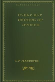 Every-Day Errors of Speech by L. P. Meredith